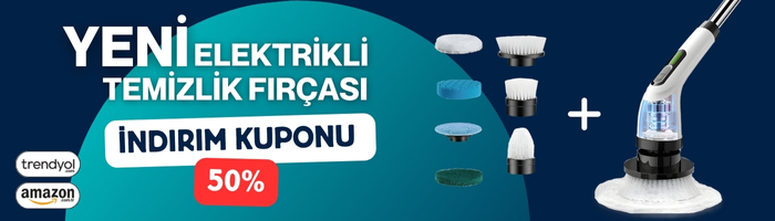 Elektrikli temizlik fırçası - İndirim Kuponu 50%