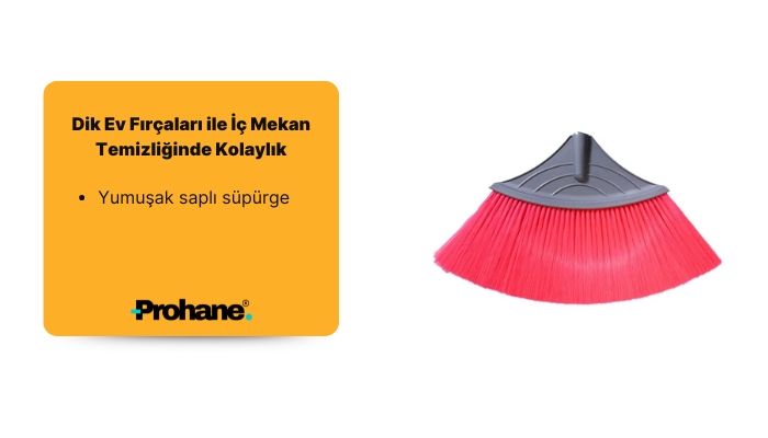 Yumuşak saplı süpürge
